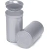 19 Dram Silver Opaque Plastic Pop Top Container, 225/cs