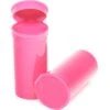 13 Dram Pink Opaque Plastic Pop Top Container, 315/cs