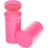 19 Dram Pink Opaque Plastic Pop Top Container, 225/cs