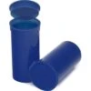 13 Dram Blue Opaque Plastic Pop Top Container, 315/cs