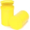 30 Dram Yellow Opaque Plastic Pop Top Container, 150/cs