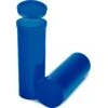 60 Dram Blue Plastic Pop Top Container, 75/cs