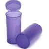 13 Dram Violet Plastic Pop Top Container, 315/cs
