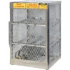6 Cylinder Horizontal LPG Gas Aluminum Storage Locker (Justrite® 23002)
