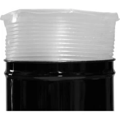 55 Gallon (22.5" X 35") 18 Mil LDPE Pleated Rigid Drum Liner