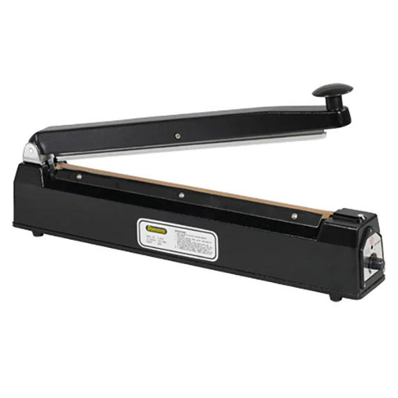 16"Impulse Sealer W/Cutter, Hand Operated, 1/16" Seal, Up To 12 Mil Thickness