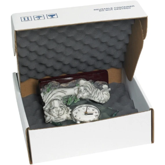 16" X 16" X 2-3/4" Charcoal Foam Shipper