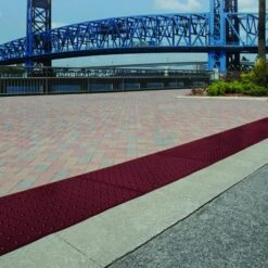 2' X 4' Safety Red Retrofit Ultra-ADA Warning Pad