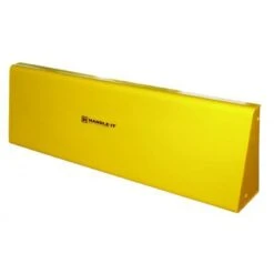 10' Yellow Steel Floor Mount Barrier