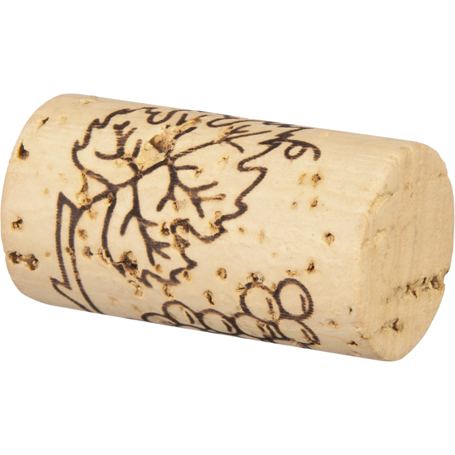Grade 2 "Extra" Natural Wine Corks, Print, 45 X 24 Mm (Very High Grade), 1,000/bag - Image 2