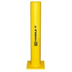 Surface Mount Safety Bollard, 6" Diameter (42" H)