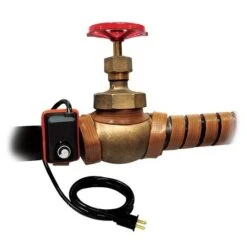 BriskHeat® 3" X 96" Silicone Rubber Heating Tape, Adj. Thermostat Up To 425° F, 240V, 1440W, Bare Wire Leads