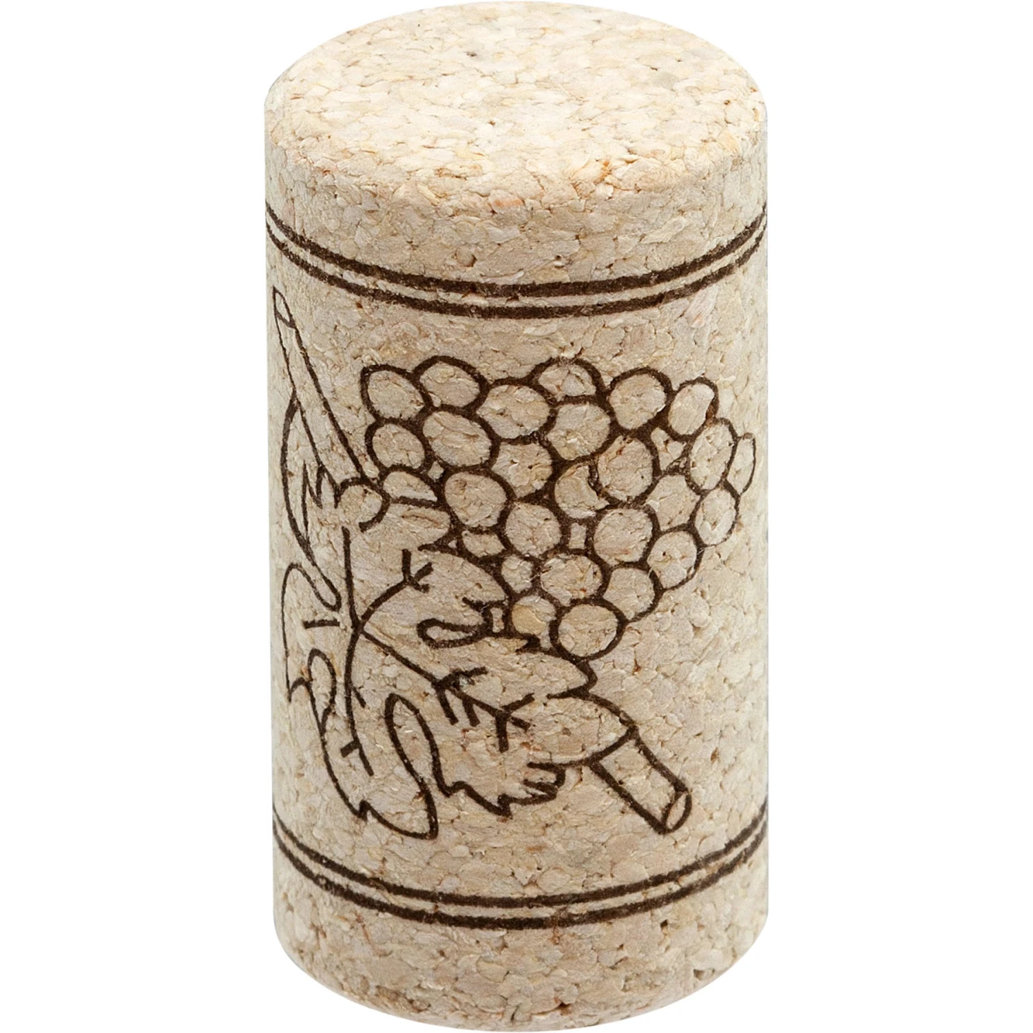 Neutrocork® Micro-Agglomerated Wine Corks, Print, 44 X 23 Mm, 100/bag