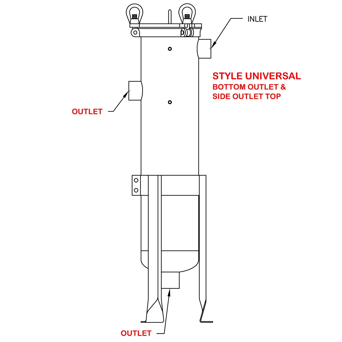 Size #2 (30" Basket Depth) Aluminum Filter Vessel - Image 6