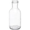 12 Oz. Clear Glass Stout Bottle, 38mm 38-2000, 12/cs