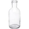 16 Oz. Clear Glass Stout Bottle, 38mm 38-2000, 12/cs