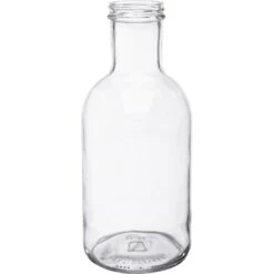 32 Oz. Clear Glass Stout Bottle, 48mm 48-405, 12/cs
