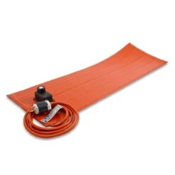 BriskHeat® 12" X 36" Heavy-Duty Silicone Rubber Heating Blanket For Plastic, Adj. Thermostat, Up To 160° F, 120V, 540W