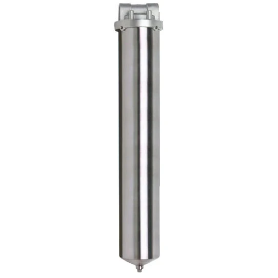 20" 316 Stainless Steel Single Cartridge Filter Vessel, 3/4" NPT